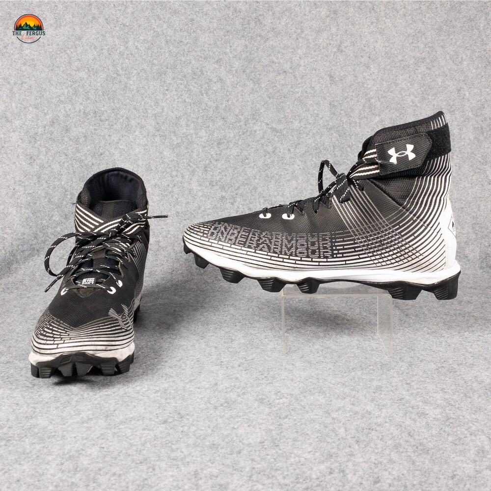 Under Armour Highlight Franchise 3023718-003 Football Cleats Black Men's Size 15